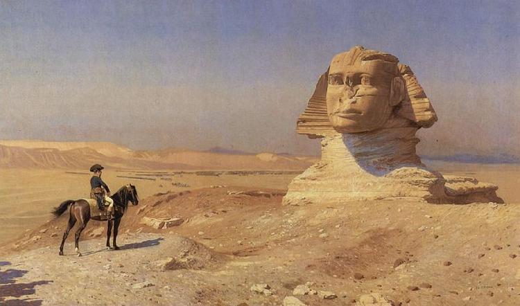 Jean-Leon Gerome Bonaparte Before the Sphinx Germany oil painting art